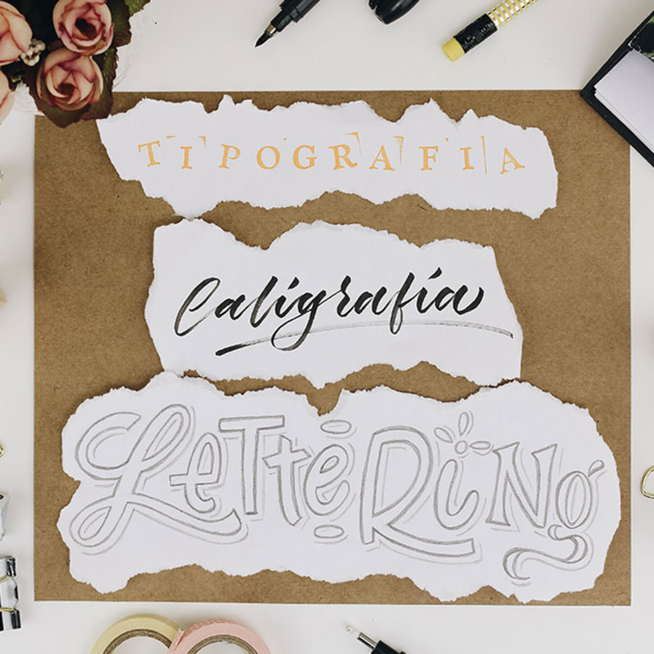 Tipografia, Caligrafia e Lettering. Tem diferença?