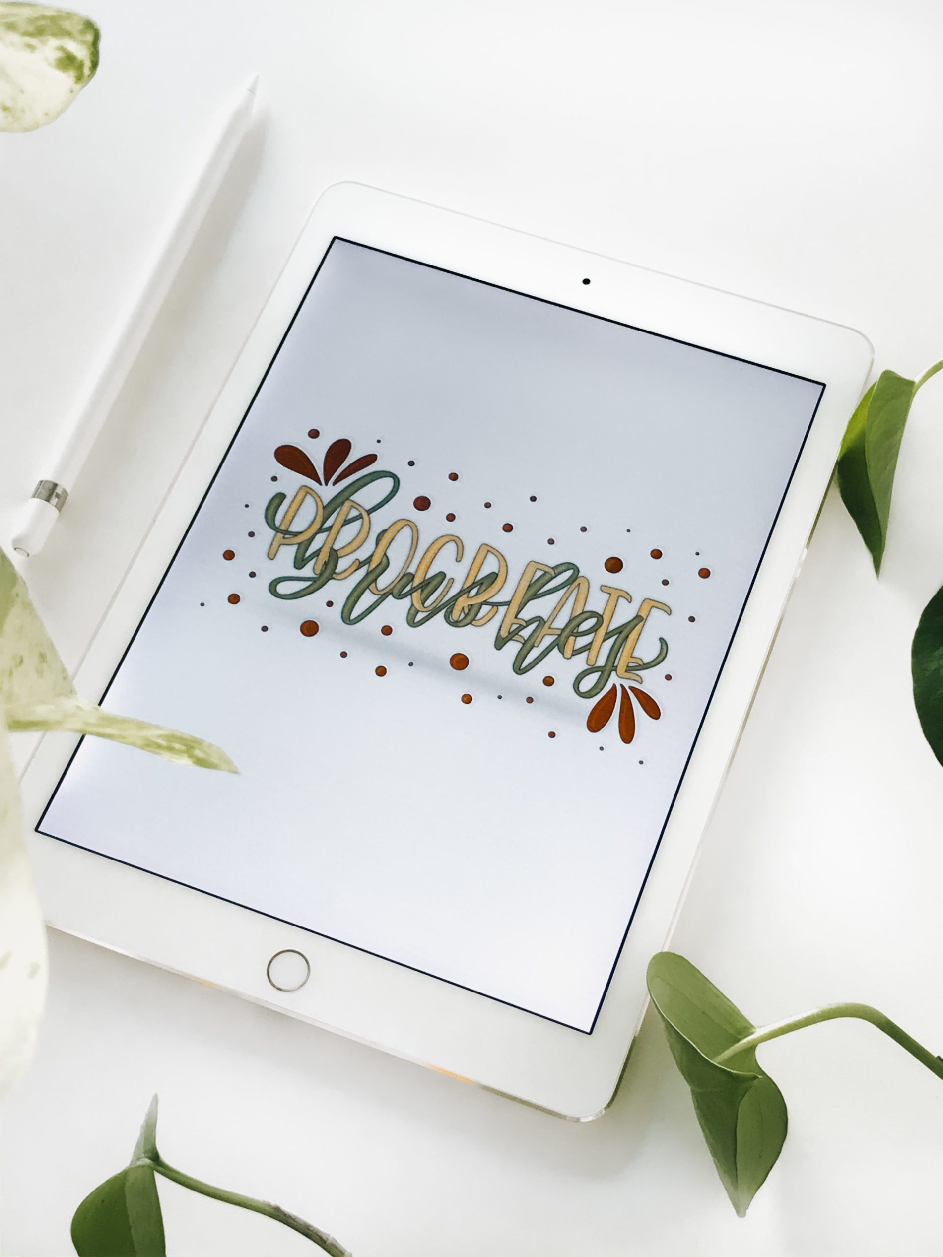 melhores pinceis do Procreate lettering para caligrafa